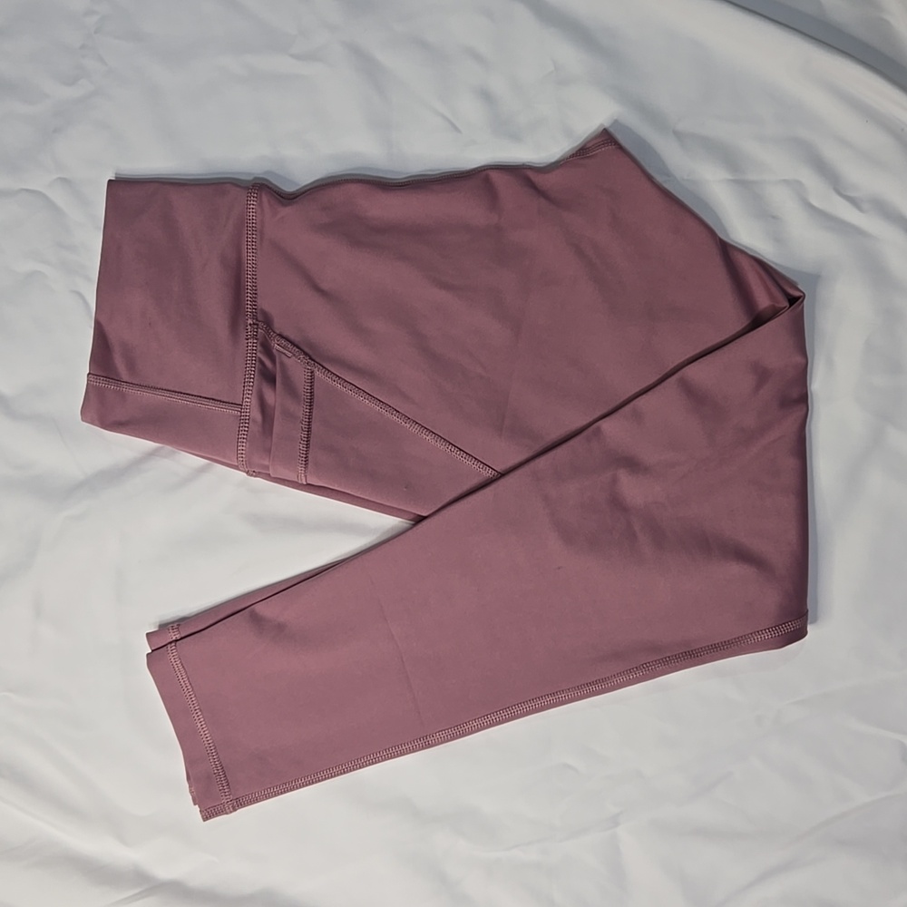 Adidas Optime Stash Pocket High-Waisted 7/8 Leggings Orchid M